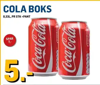 Price Lagerbutikk Cola boks tilbud