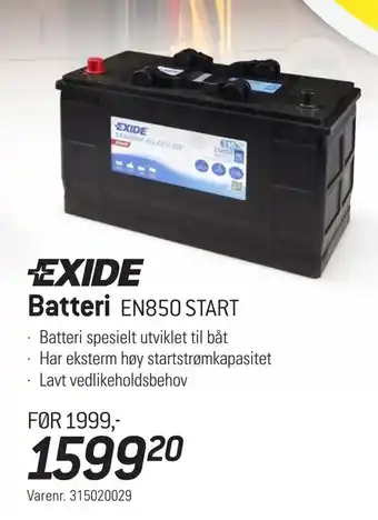 Batteri EN850 START