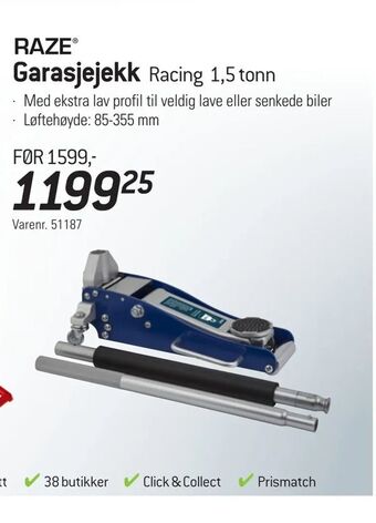 Thansen Garasjejekk tilbud