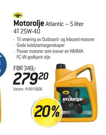 Thansen Motorolje tilbud