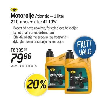 Thansen Motorolje tilbud