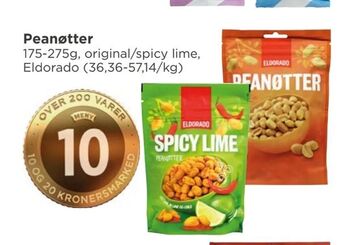 Meny Peanøtter tilbud
