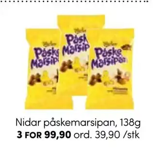 Nille Nidar påskemarsipan tilbud