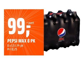 Coop Obs Pepsi max 8 pk tilbud