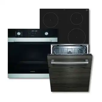 POWER Siemens hb378gcs0s + eu631feb2e + sn615x00ae hvitevarepakke tilbud