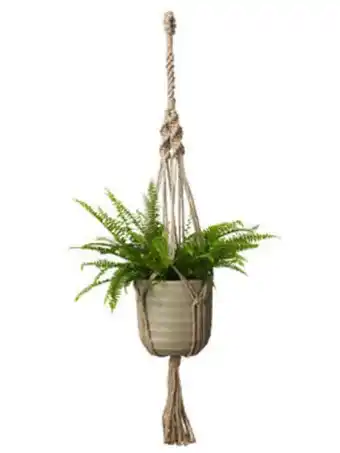 Plantasjen Ampel makramé i jute tilbud