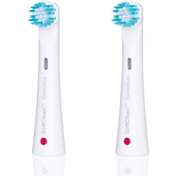 Megaflis Jordan softclean sensitive børstehode 2pk tbrf 2 xs tilbud