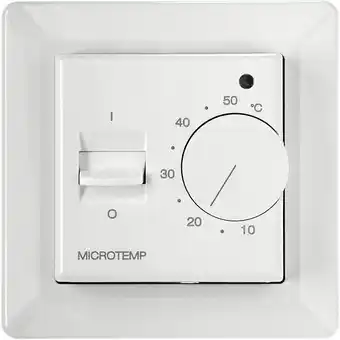 Megaflis Micromatic termostat mtc 1999h hvit tilbud