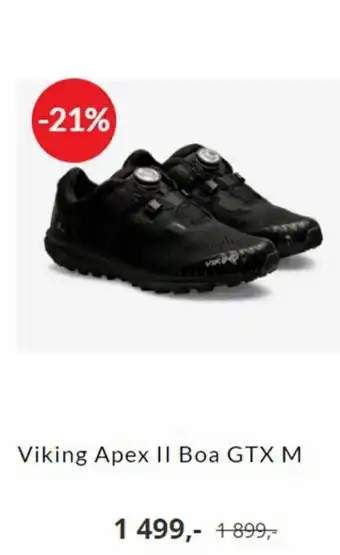 Skitt Fiske Viking apex II boa GTX M tilbud