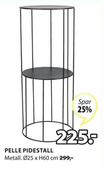 JYSK Pelle pidestall tilbud