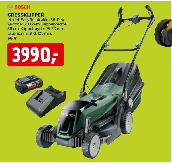 jem & fix Gressklipper tilbud