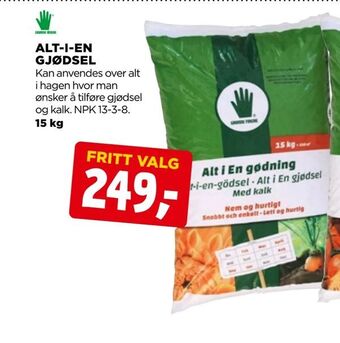 jem & fix Alt-i-en gjødsel tilbud