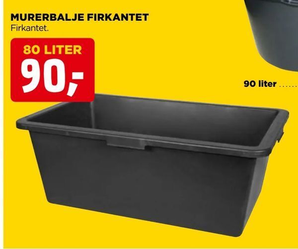 jem & fix Murerbalje firkantet tilbud