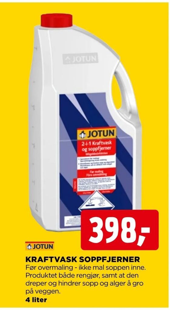 jem & fix Kraftvask soppfjerner tilbud