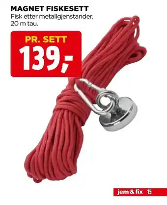 jem & fix Magnet fiskesett tilbud