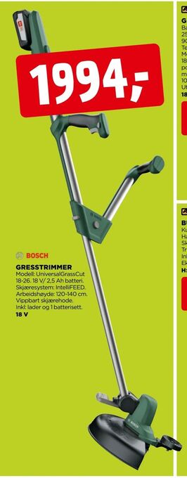 jem & fix Gresstrimmer tilbud