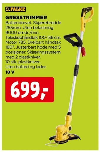 jem & fix Gresstrimmer tilbud