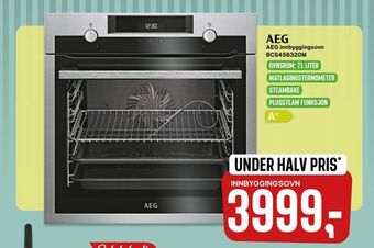 Skousen AEG innbyggingsovn BCS456320M tilbud