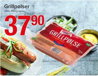 Spar Grillpølser tilbud