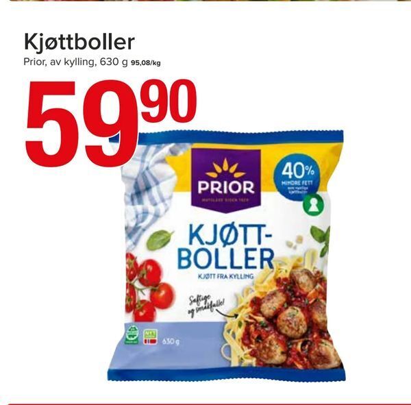 Spar Kjøttboller tilbud