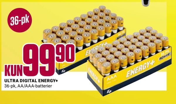 Europris Ultra digital energy+ tilbud