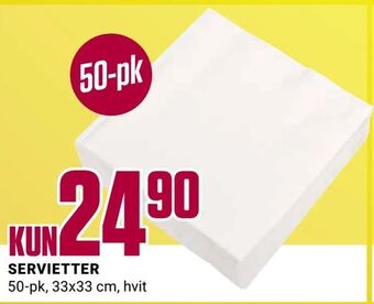 Europris Servietter tilbud