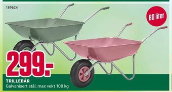 Europris Trillebår tilbud