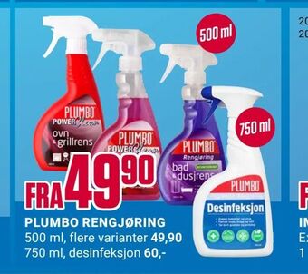 Europris Plumbo rengjøring tilbud