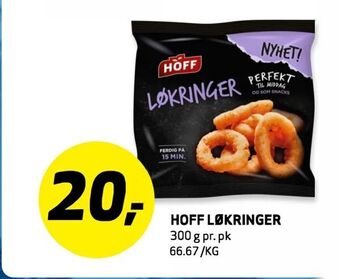 Bunnpris Hoff løkringer tilbud