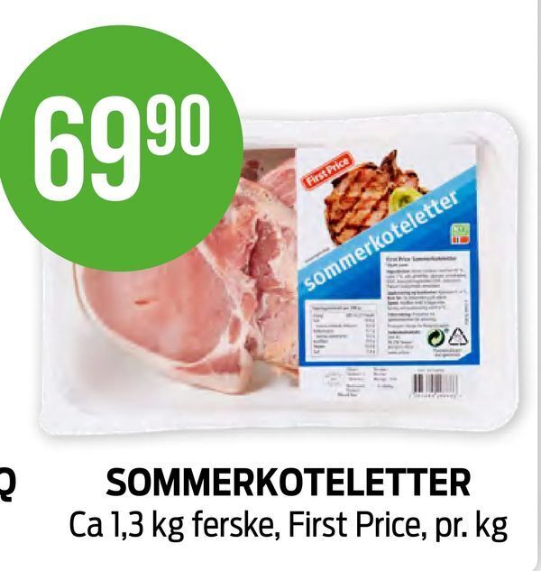 Kiwi Sommerkoteletter tilbud