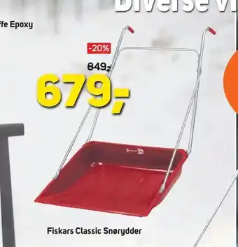 Megaflis Fiskars Classic Snørydder tilbud