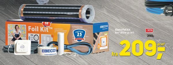 Megaflis Ebeco Foil Kit tilbud