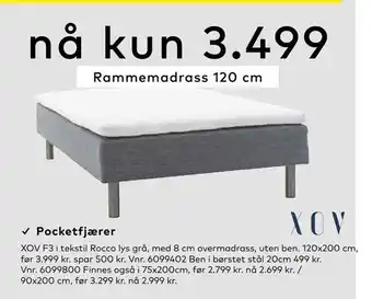 Skeidar ✓ Pocketfjærer tilbud