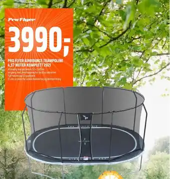 Coop Obs Pro flyer airbounce trampoline 4,57 meter komplett 2021 tilbud