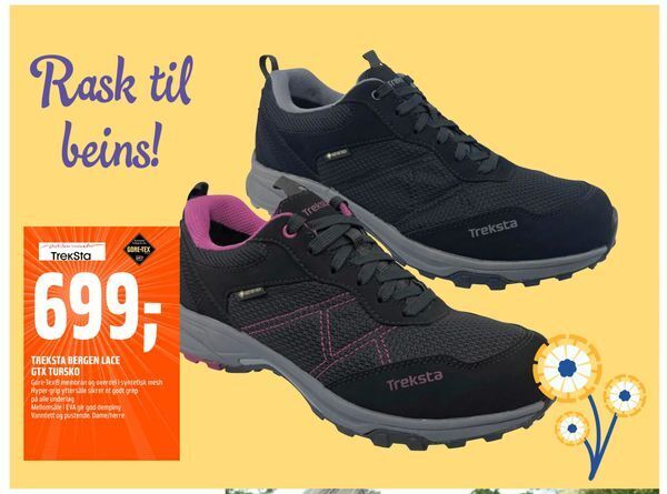 Coop Obs Treksta bergen lace gtx tursko tilbud