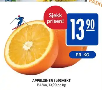 APPELSINER I LØSVEKT