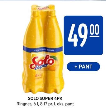 Rema 1000 Solo super 4pk tilbud