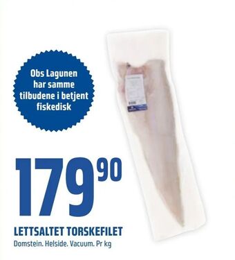Coop Obs Lettsaltet torskefilet tilbud