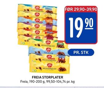 Rema 1000 Freia storplater tilbud