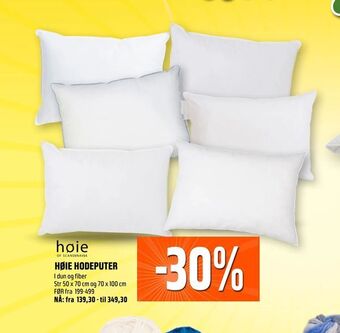 Coop Obs Høie hodeputer tilbud