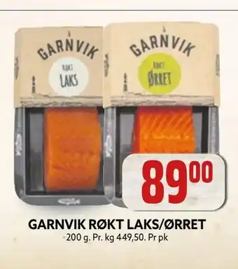 Coop Obs Garnvik røkt laks/ørret tilbud