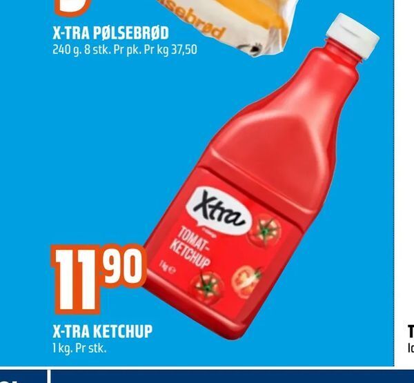 Coop Obs X-tra ketchup tilbud