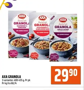 Coop Obs Axa granola tilbud