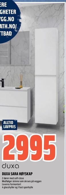 Coop Obs Duxa sara høyskap tilbud