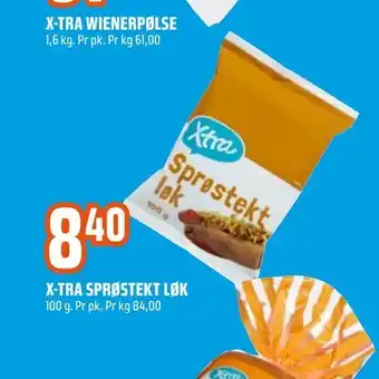 Coop Obs X-tra sprøstekt løk tilbud