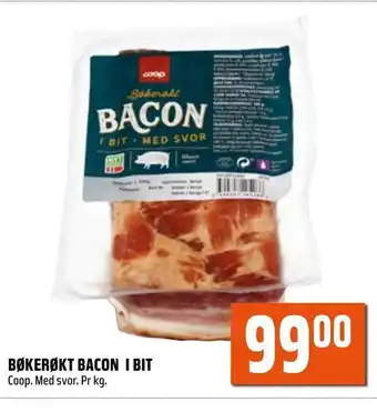 Coop Obs Bøkerøkt bacon i bit tilbud