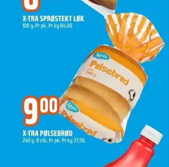Coop Obs X-tra pølsebrød tilbud