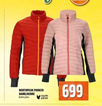 Coop Obs Northpeak parker dame/herre tilbud