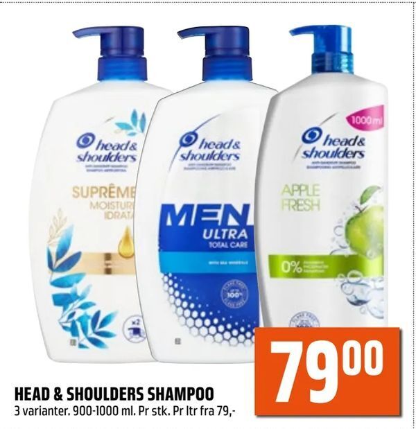 Coop Obs Head & shoulders shampoo tilbud