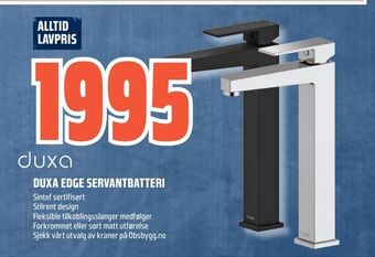 Coop Obs Duxa edge servantbatteri tilbud